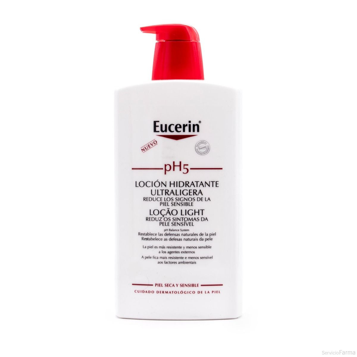 Eucerin Loción Hidratante Ultraligera pH5 1000 ml