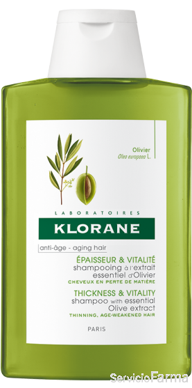Klorane Champú Antiedad al extracto de Olivo 400 ml