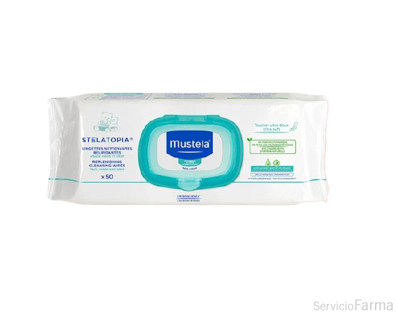Mustela Stelatopia Toallitas limpiadoras Relipidizantes