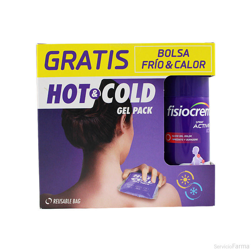 Fisiocrem Spray Active ICE 150 ml + REGALO BOLSA FRIO & CALOR