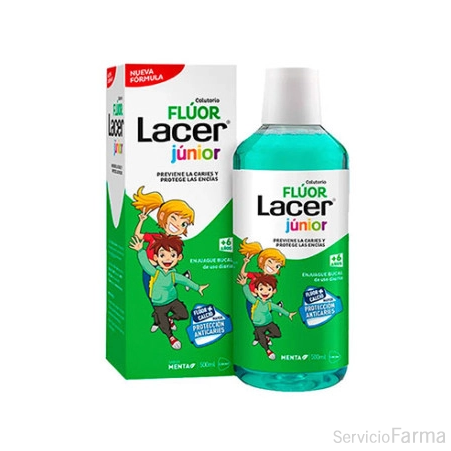 Fluor Lacer Colutorio Sabor Menta 500 ml