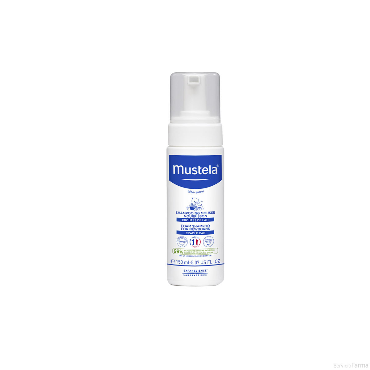 Mustela Stelatopia Champú Mousse 150 ml