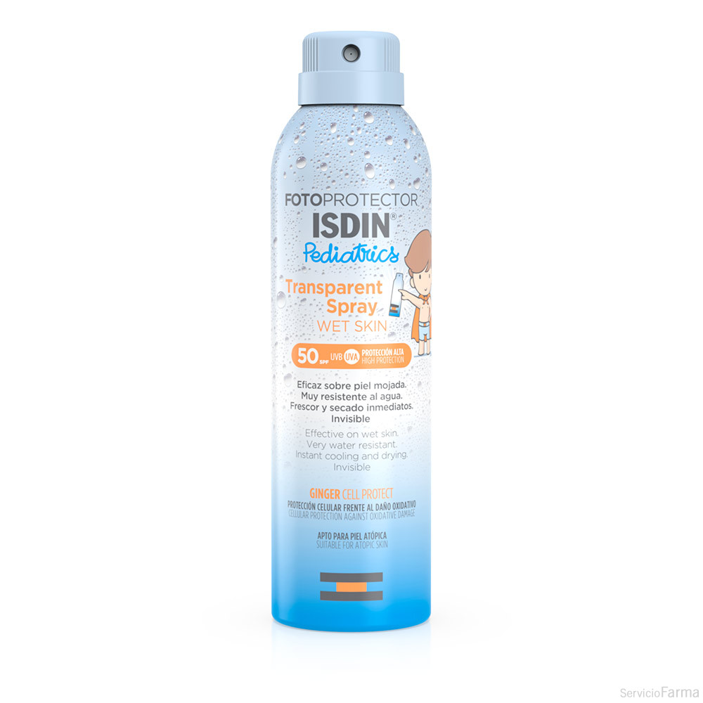 Fotoprotector Isdin Pediatrics Transparent Spray SPF50 250 ml
