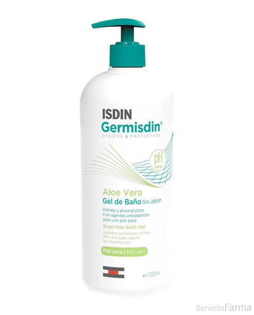 Germisdin Gel de baño Aloe Vera Piel seca / Isdin 1 litro