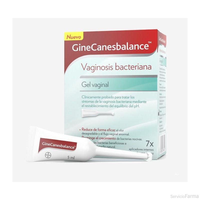 Ginecanesbalance Gel Vaginal 7 Tubos 5 ml