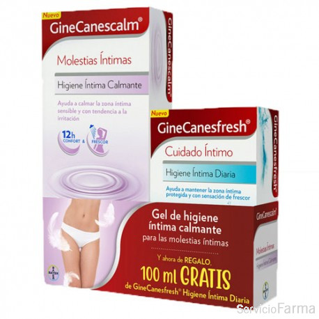 GineCanescalm Higiene Íntima Calmante 200 ml + REGALO 100 ml