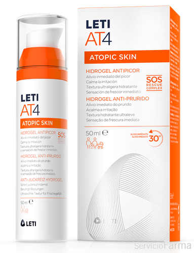 Leti AT4 Hidrogel Antipicor Alivio inmediato 50 ml