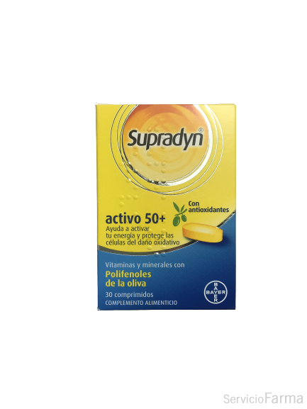 Supradyn Activo 50+ Antioxidantes 30 Comprimidos 