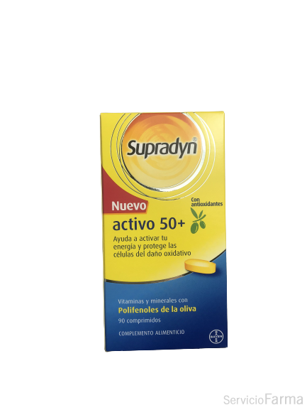 Supradyn Activo 50+ Antioxidantes 90 Comprimidos 
