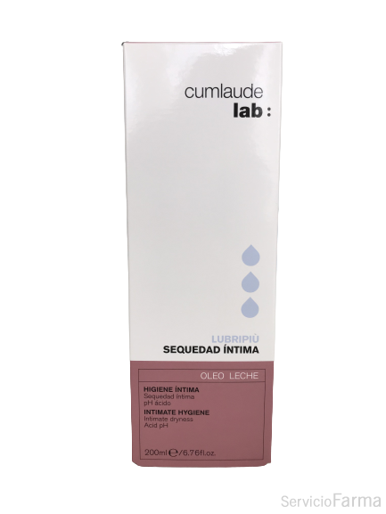 Cumlaude Lab Higiene Sequedad íntima Lubripiu Oleo Leche 200 ml