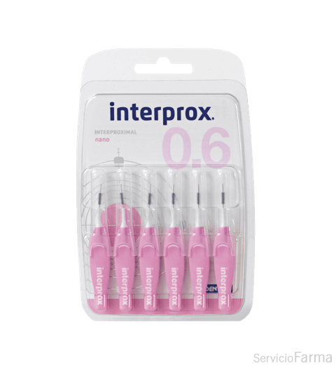 Interprox Nano Cepillo interdental 0,6 6 unidades