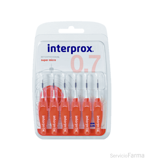Interprox Super Micro Cepillo interdental 0,7 6 unidades