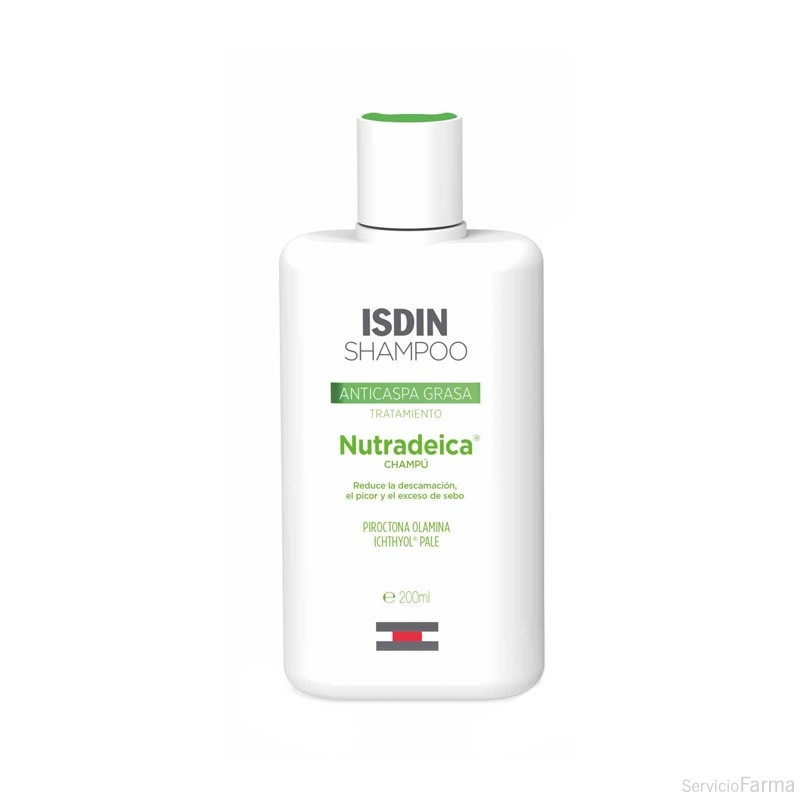 Isdin Nutradeica Champú Anticaspa grasa 200 ml 