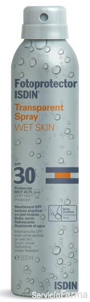 Isdin Transparent Spray Wet Skin SPF30