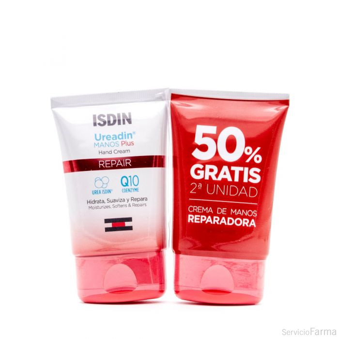 Duplo Ureadin Plus Crema de manos Reparadora 2 x 50 ml