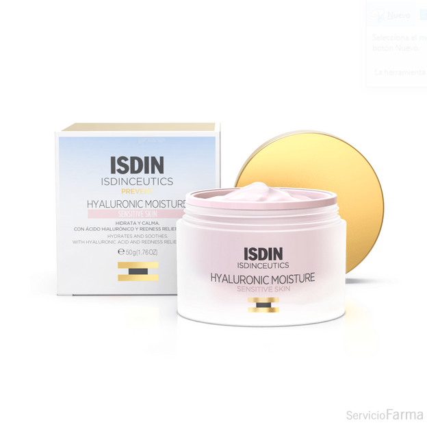 Isdinceutics Hyaluronic Moisture Crema Piel sensible 50 g