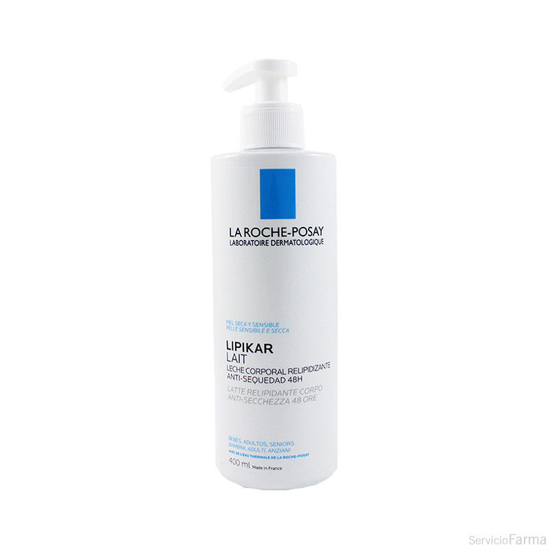 Lipikar Lait Leche corporal Antisequedad 400 ml La Roche Posay