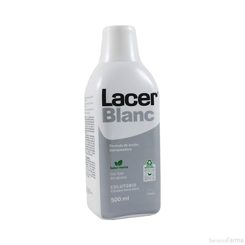 Lacer Blanc Colutorio blanqueante Sabor Menta 500 ml