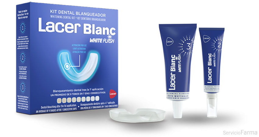 Lacer Blanc White Flash Kit dental Blanqueador