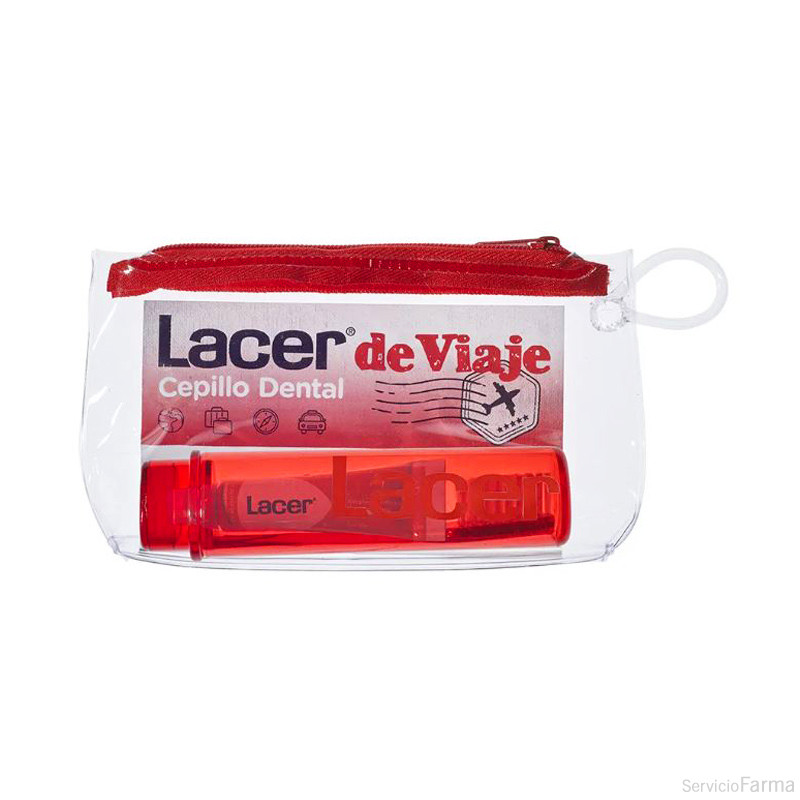 Lacer Viaje Cepillo dental + Pasta dentífrica mini