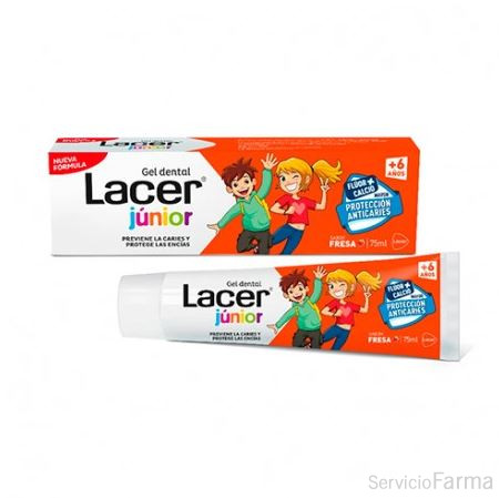 Lacer Junior Gel Dental Fresa 75 ml 