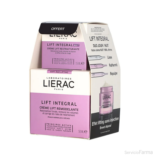Lierac Lift Integral Crema Lifting Remodelante 50 ml + REGALO Noche 15 ml