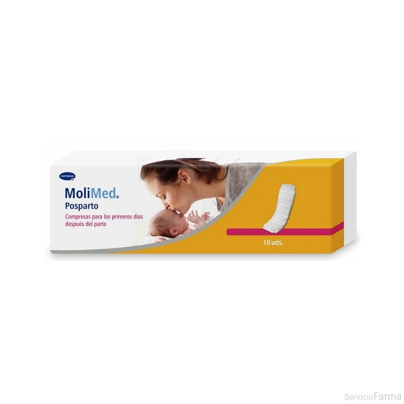 Molimed Compresas Postparto 10 uds Hartmann