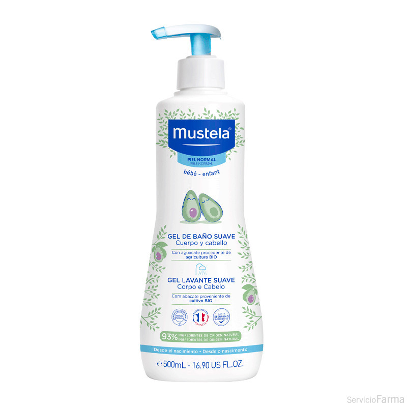 Mustela Gel de baño suave 500 ml