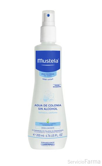 Mustela Agua de Colonia sin Alcohol 200 ml