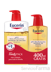 Eucerin Oleogel de Ducha 1000 ML + GRATIS 400 ml 