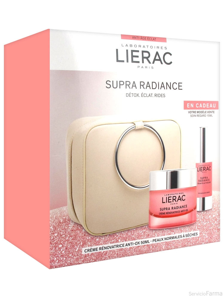 Pack Lierac Supra Radiance Crema Renovadora 50 ml + REGALO Serum