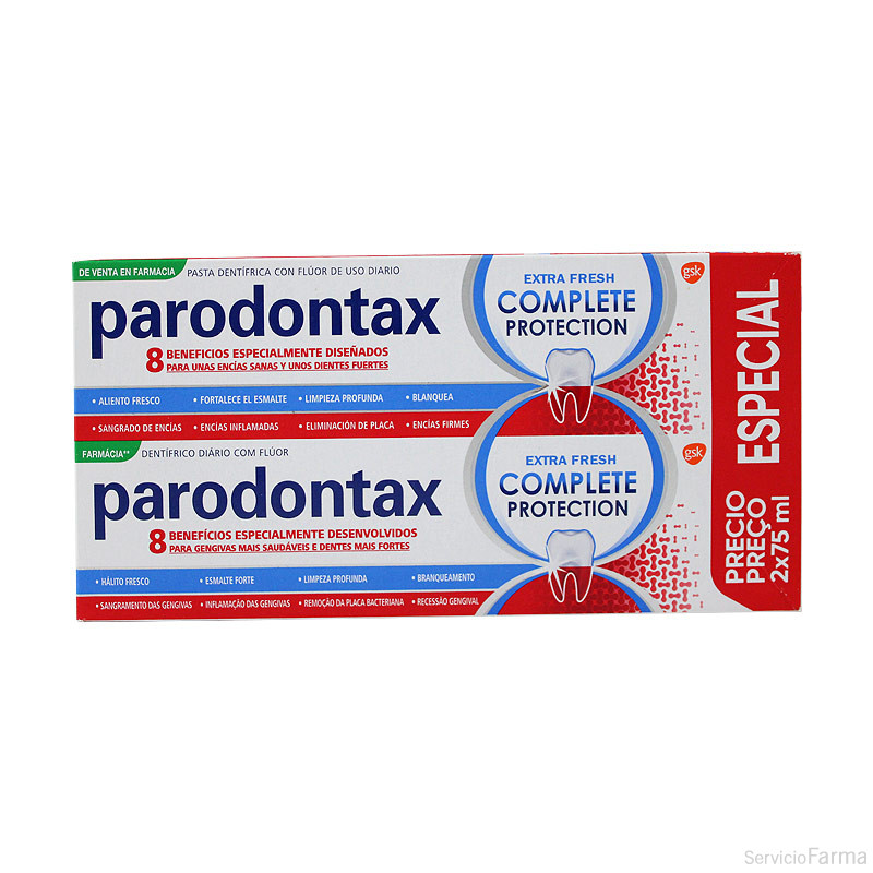 DUPLO Parodontax Complete Protection  Extra Fresh 2 x 75 ml