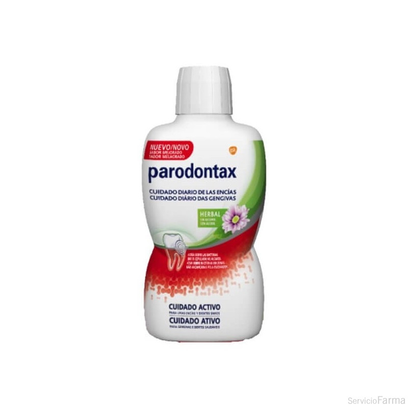 Parodontax Colutorio Cuidado Activo Encías Herbal 500 ml