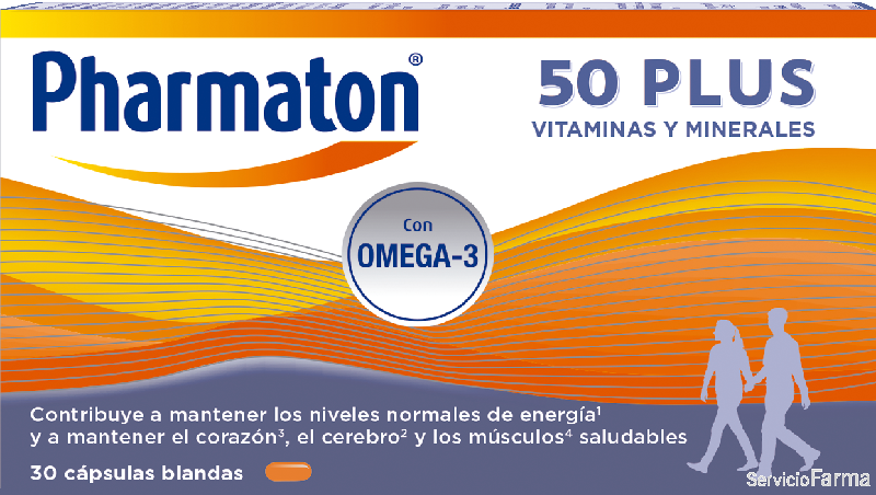 Pharmaton 50 Plus 30 cápsulas