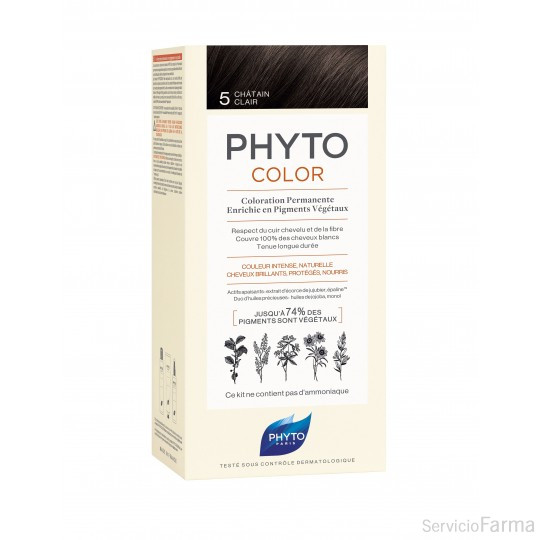 Phytocolor Tinte sin amoniaco / 05 CASTAÑO CLARO