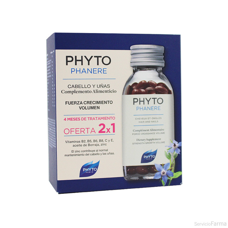 Phytophanere Fuerza Cabello & Uñas 120 caps