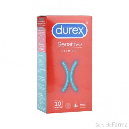 Durex Sensitivo Slim Fit 10 preservativos