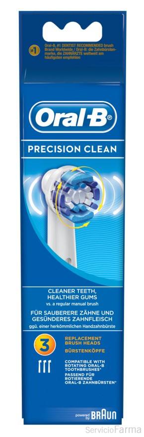 Oral B Recambio Precision Clean 3 unidades