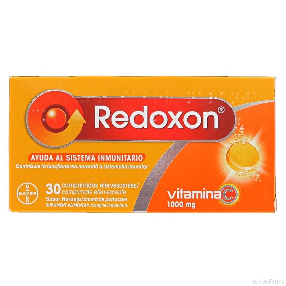 Redoxon Vitamina C 1000 mg 30 comprimidos efervescentes sabor naranja
