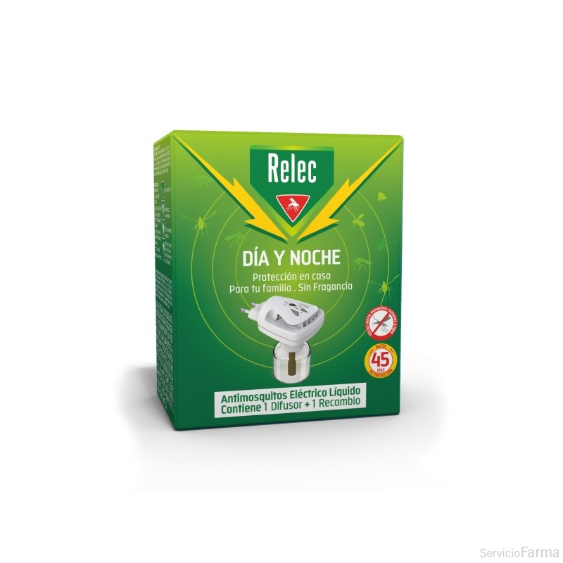 Relec Día y noche Antimosquitos Eléctrico Líquido