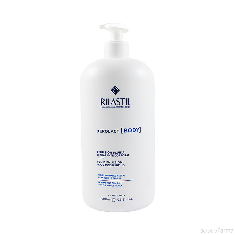 AHORA Rilastil Xerolact Body Emulsión Fluida (antes Xeralaude 6) 1000 ml