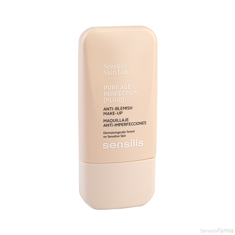 Sensilis Pure Age Perfection Fluid Maquillaje antiimperfecciones 30 ml 04 PECHE DORE