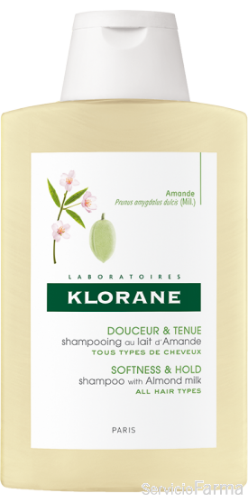 Klorane Champú Volumen con leche de Almendras 400 ml