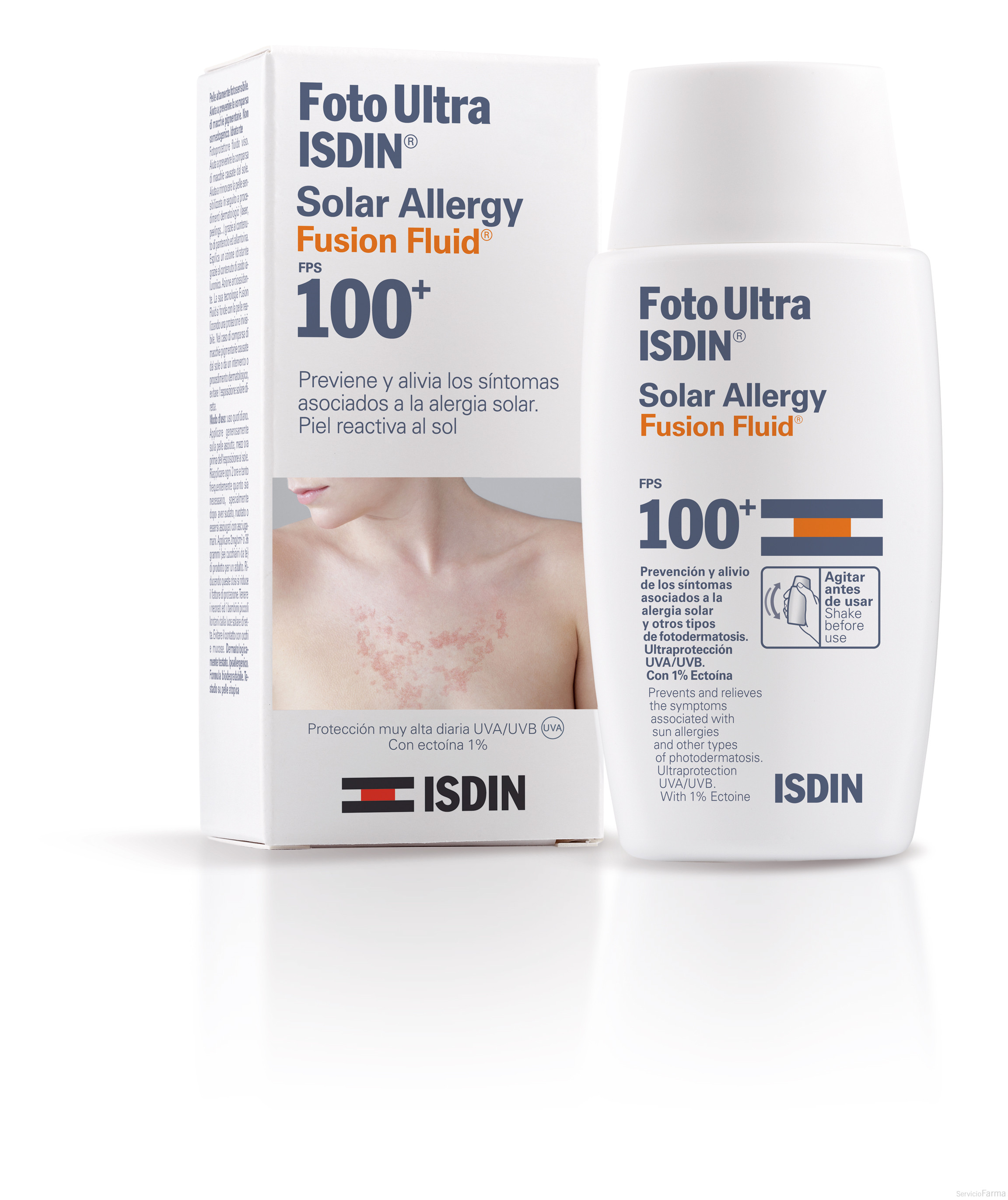 FotoUltra Solar Allergy ISDIN 100+ Fusion Fluid