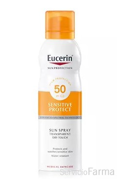 Eucerin Sun Spray Transparente Sensitive Protect SPF50
