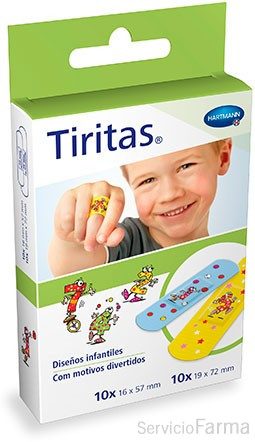 Tiritas Kids - Hartmann (20 uds, 2 tamaños)