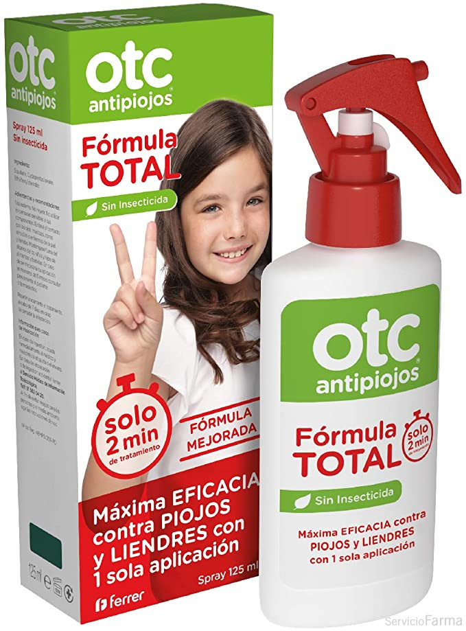 Spray Fórmula Total - OTC Antipiojos (125 ml)