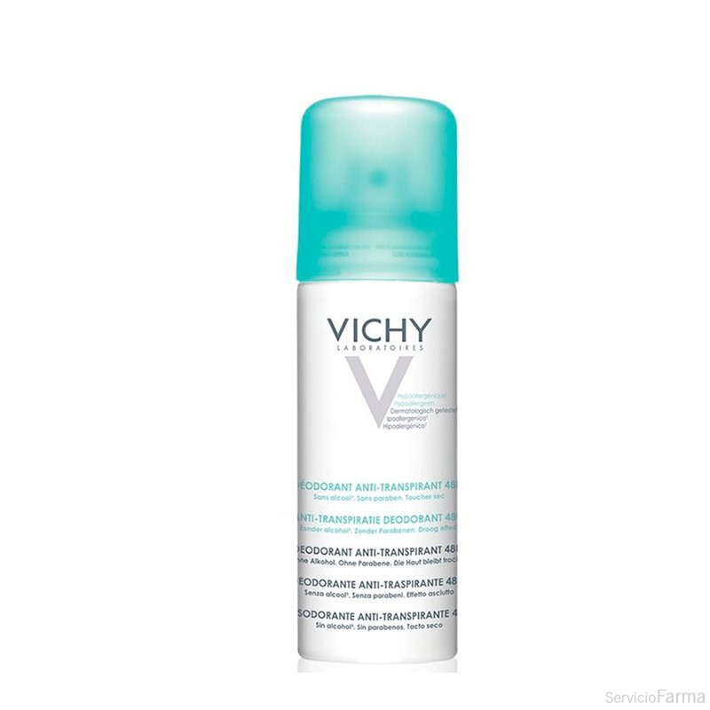 Vichy Desodorante Anti-transpirante Sin alcohol 48h Spray 125 ml