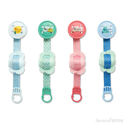 Suavinex Broche pinza Wanderlust con protegetetinas