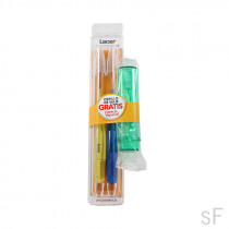 Duplo Lacer Cepillo dental suave + REGALO Cepillo de viaje